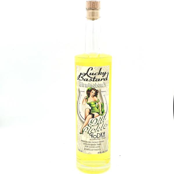 LUCKY BASTARD DILL PICKLE VODKA 750ML Sandy Lane Liquor