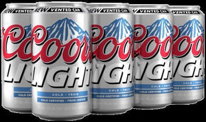 COORS LIGHT 8CANS
