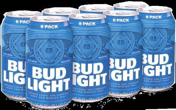 BUD LIGHT 8CANS