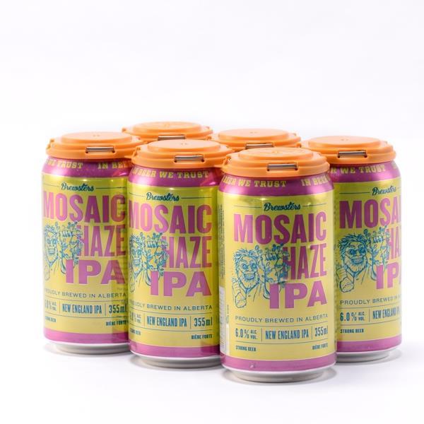 BREWSTERS MOSAIC HAZE IPA 6PK