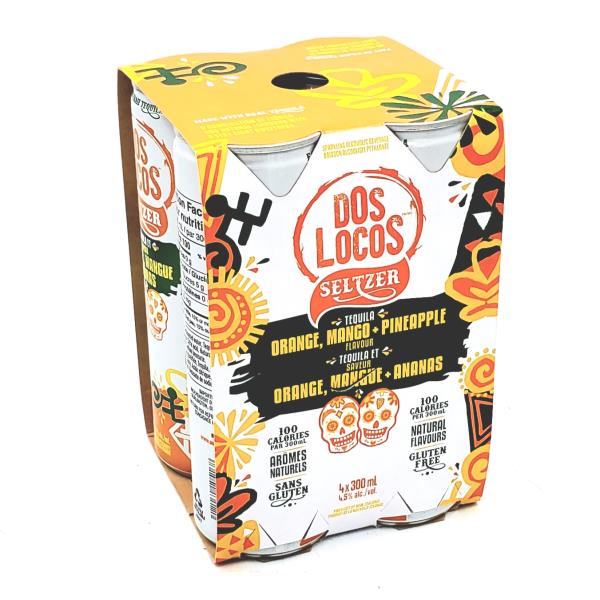 DOS LOCOS ORANGE MANGO 4PK – Sandy Lane Liquor