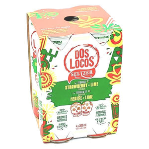 DOS LOCOS STRAW LIME 4PK