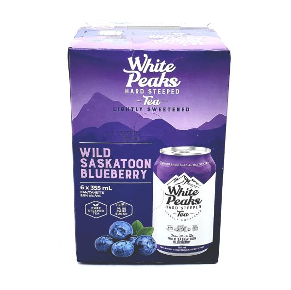 WHITE PEAKS SASKATOON BLUEBERRY 6PK