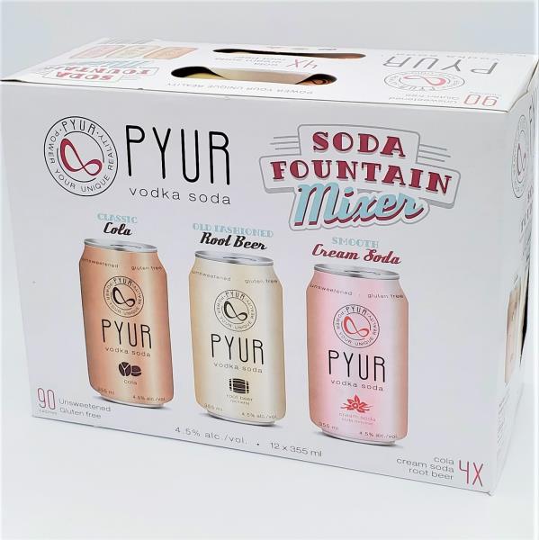 PYUR SODA FOUNTAIN MIXER 12PK