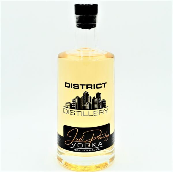 DISTRICT JUST PEACHY VODKA 750ML