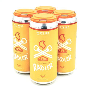 DISTRICT LEMON GINGER RADLER 4PK