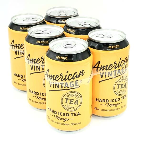 AMERICAN VINTAGE MANGO ICED TEA 6PK