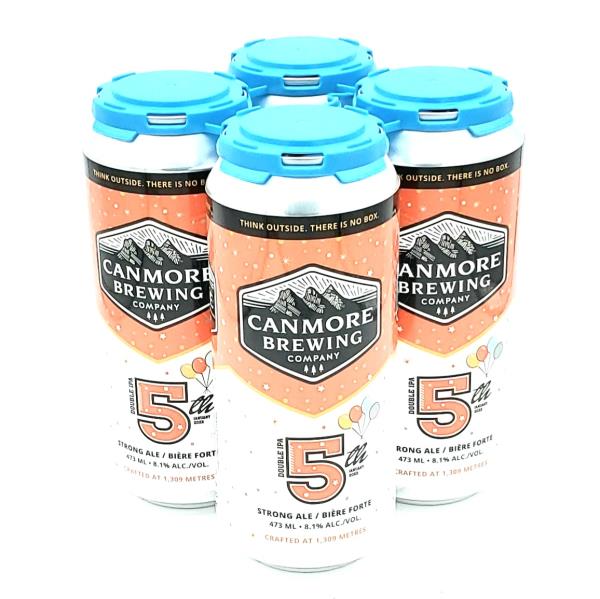 CANMORE BREWING 5th BIRTHDAY DOUBLE IPA 4PK