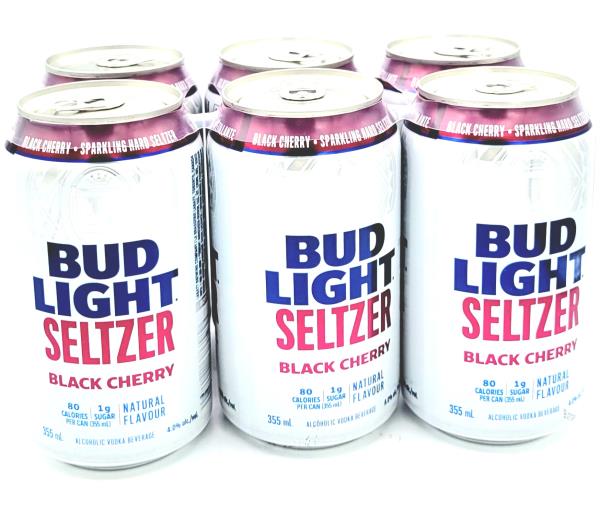 BUD LIGHT SELTZER BLACK CHERRY 6pk