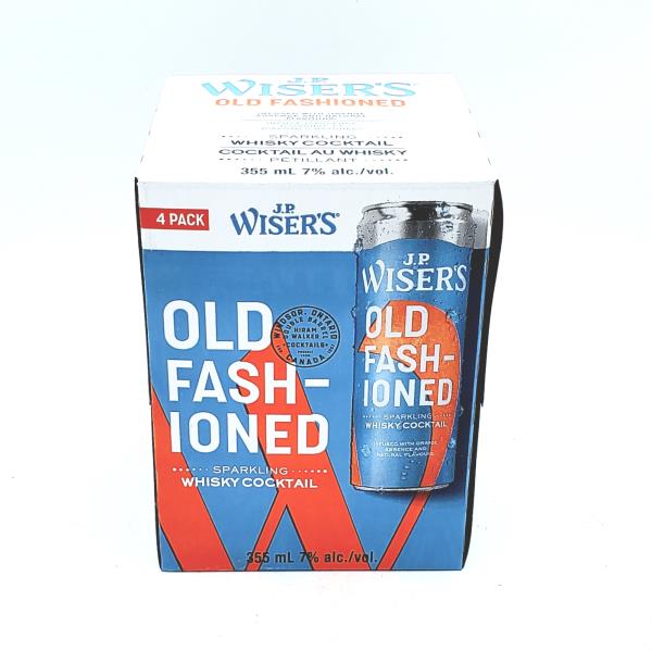 JP WISERS OLD FASHIONED 4PK