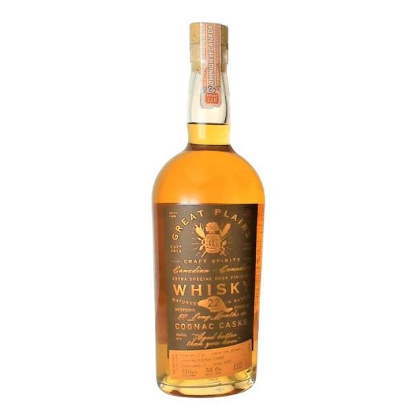 GREAT PLAINS 22YR COGNAC FINISHED WHISKY 750ml