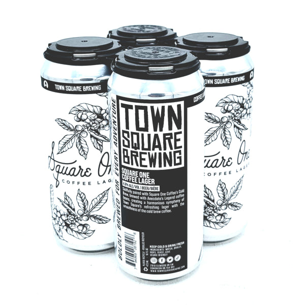 SQUARE ONE COFFEE LAGER 4PK